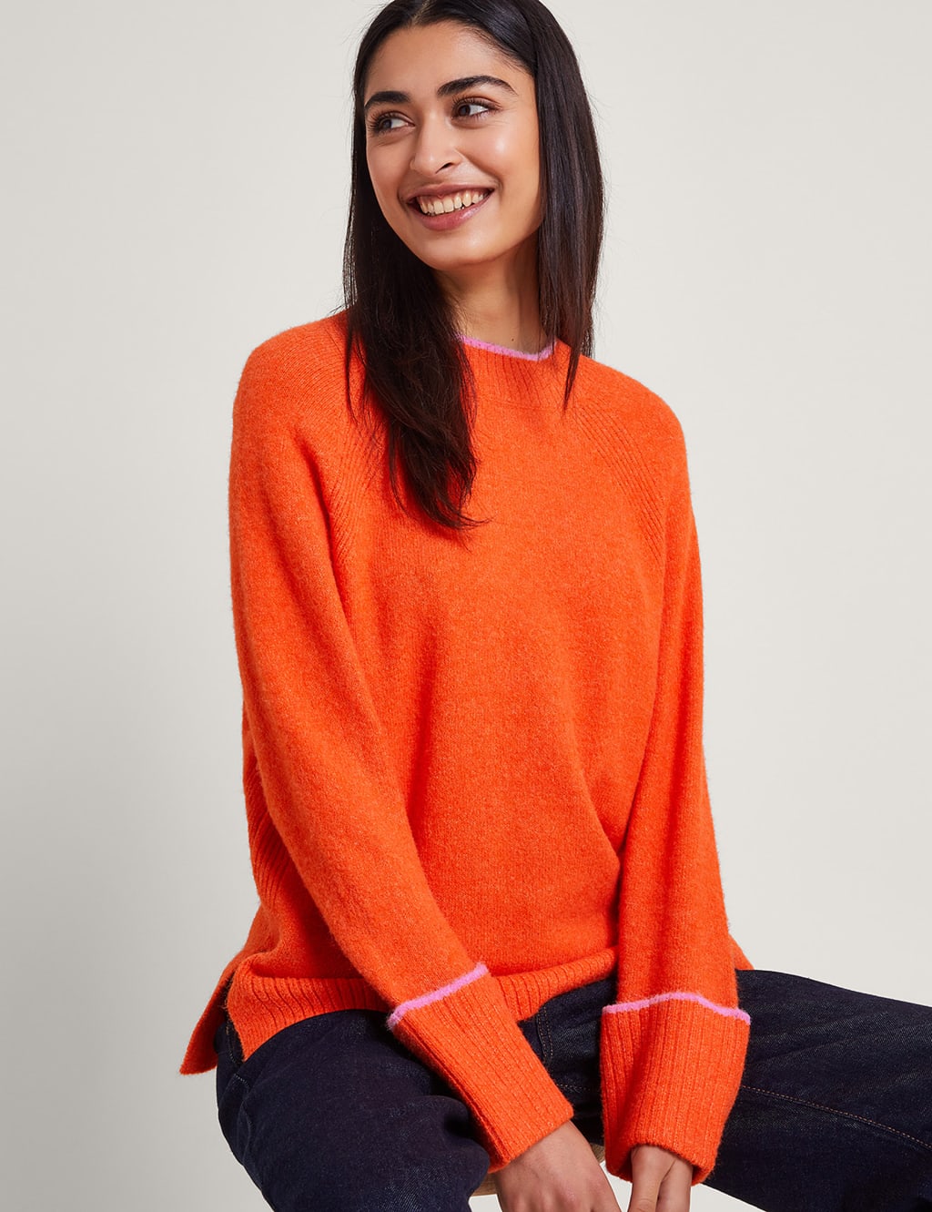 Women s Orange Jumpers M S
