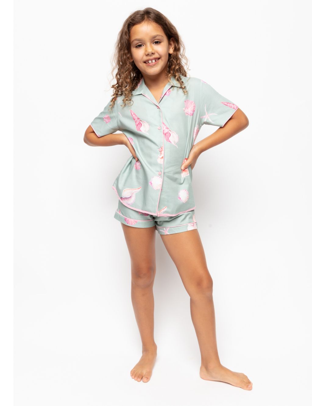 Cotton Rich Shell Print Short Pyjama Set (2-13 Yrs) image 1