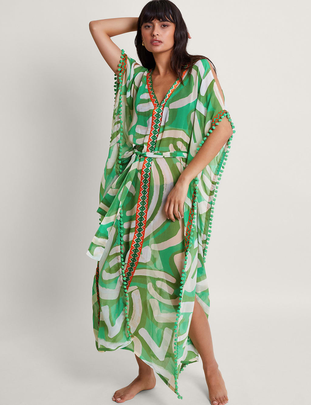 V-NECK KAFTAN WITH TIE WAIST I DREAM OF MARIE