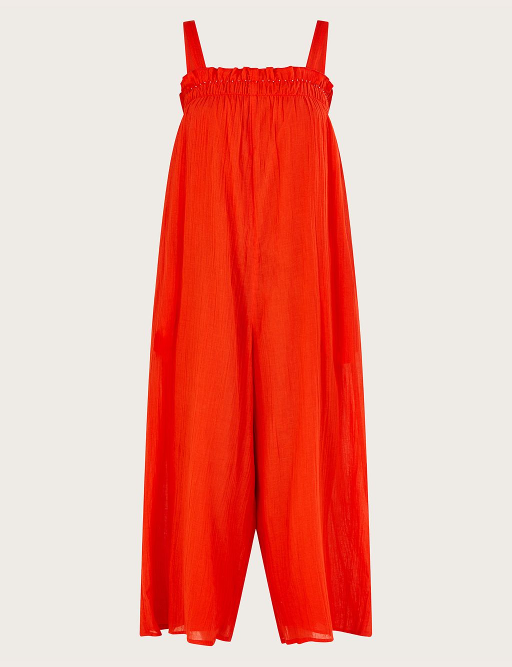 Pure Cotton Sleeveless Cropped Jumpsuit image 2