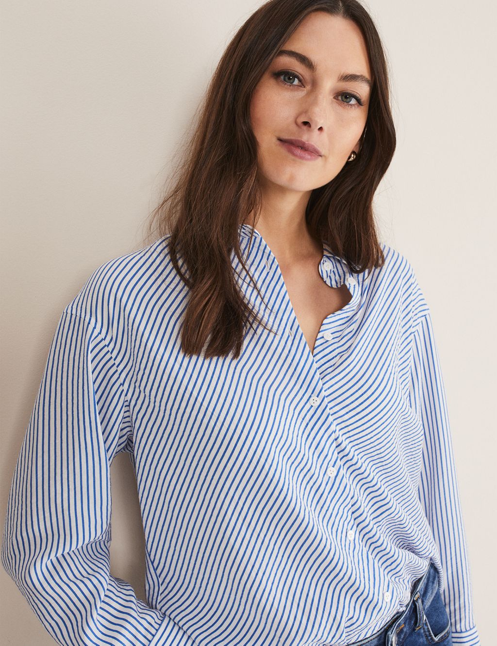Striped Collared Shirt image 2