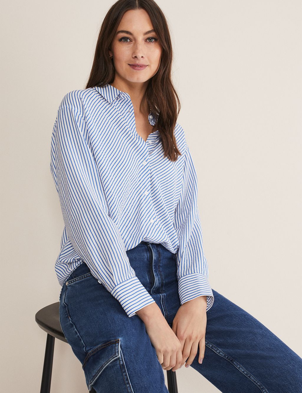 Striped Collared Shirt image 5