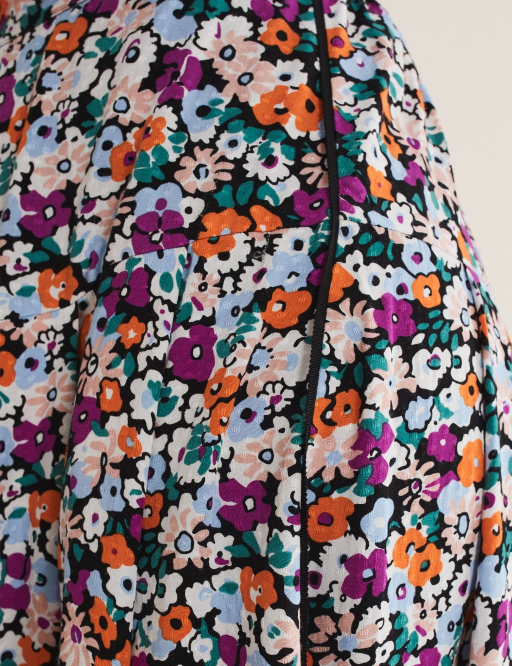 Floral Pleated Midi Skirt image 6
