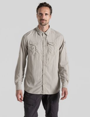 Craghoppers Men's Trekking Shirt - XL - Beige, Beige