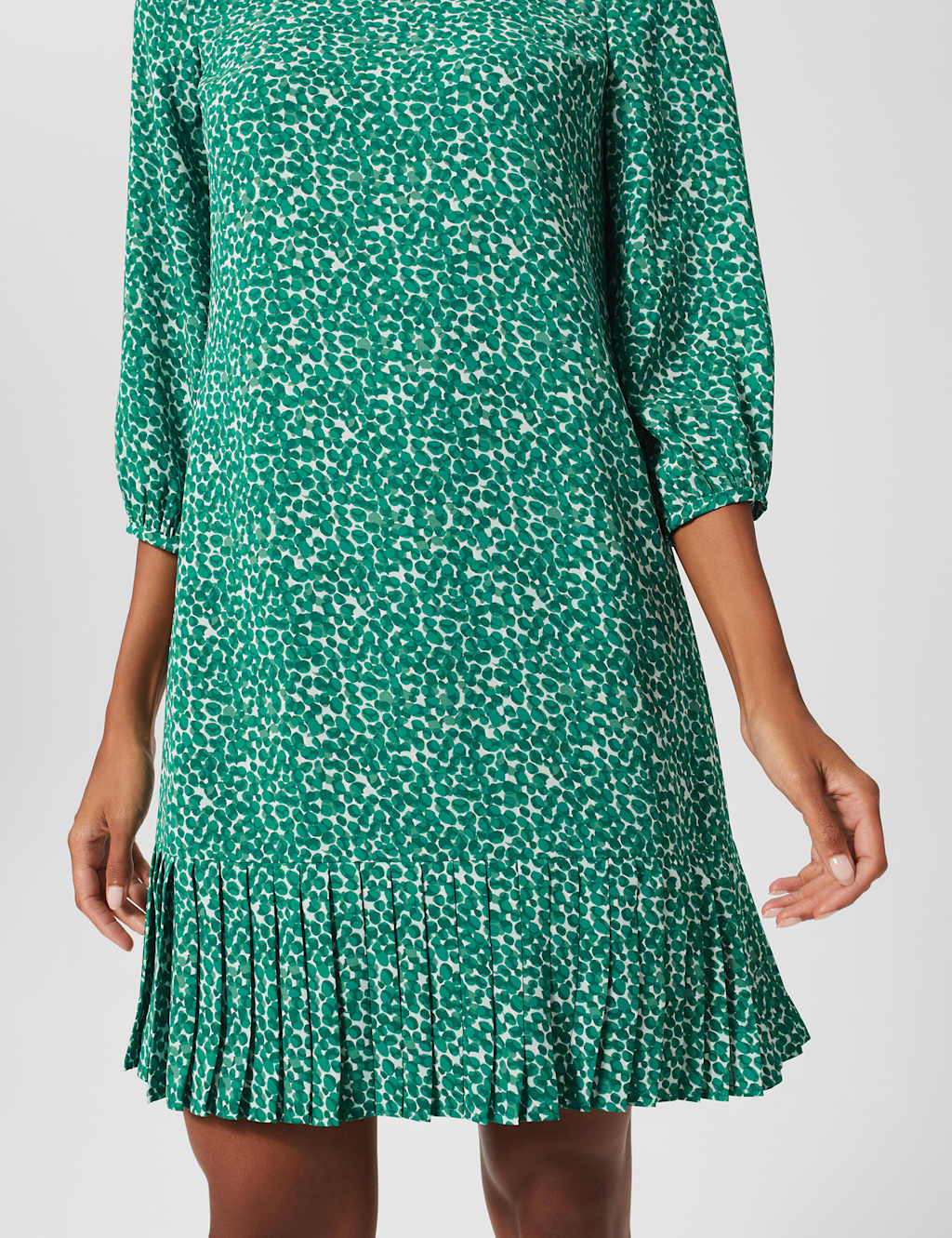 Printed Mini Swing Dress image 3