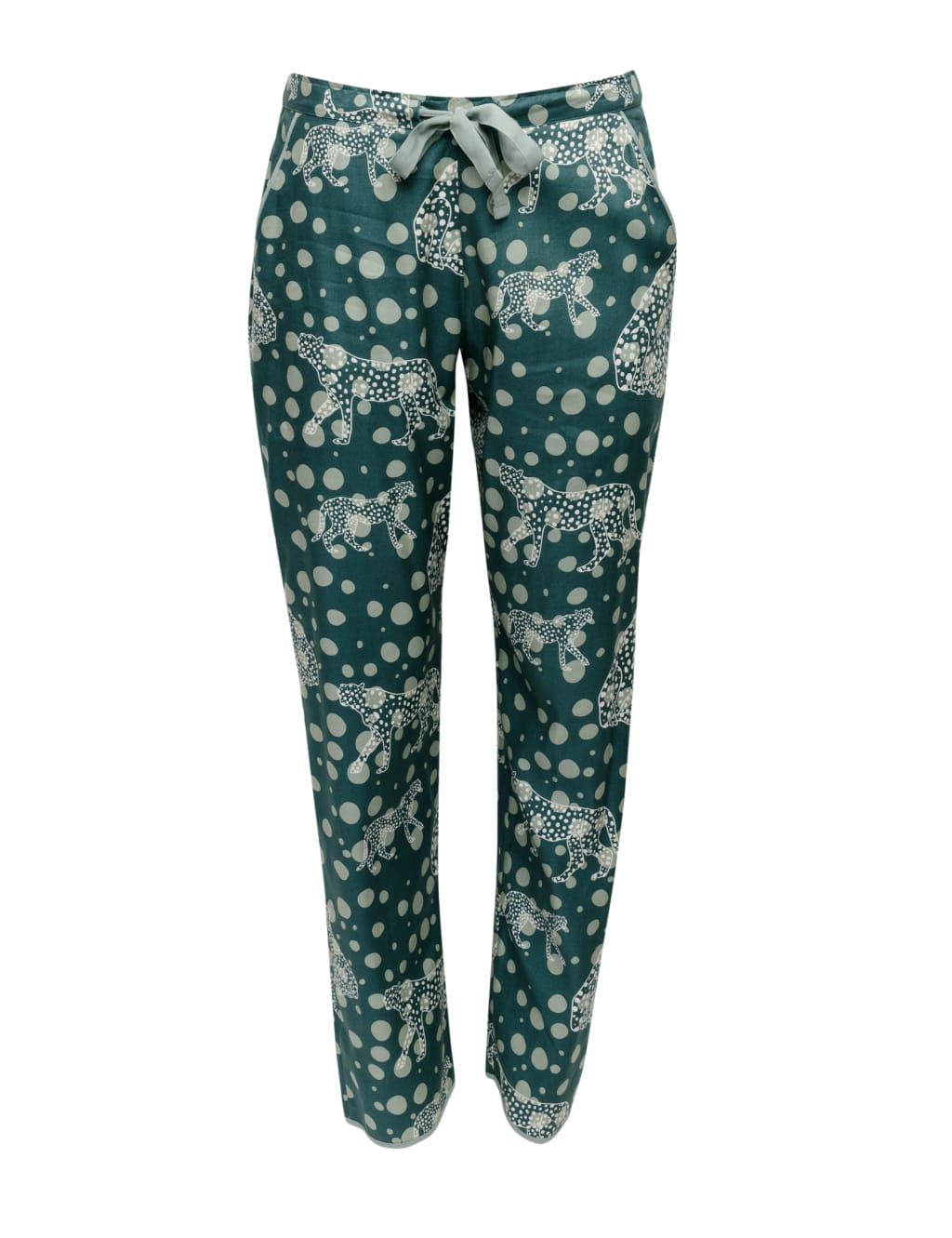 Cotton Modal Leopard Print Pyjama Bottoms image 2