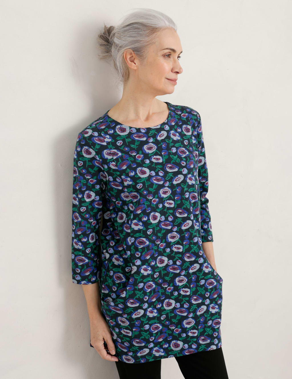 Organic Cotton Floral Tunic image 2