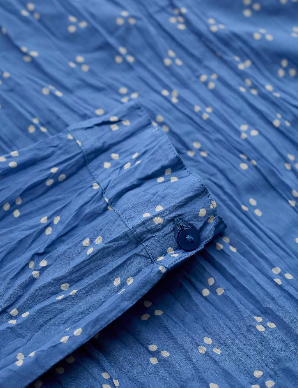 Organic Cotton Polka Dot Collared Shirt image 4