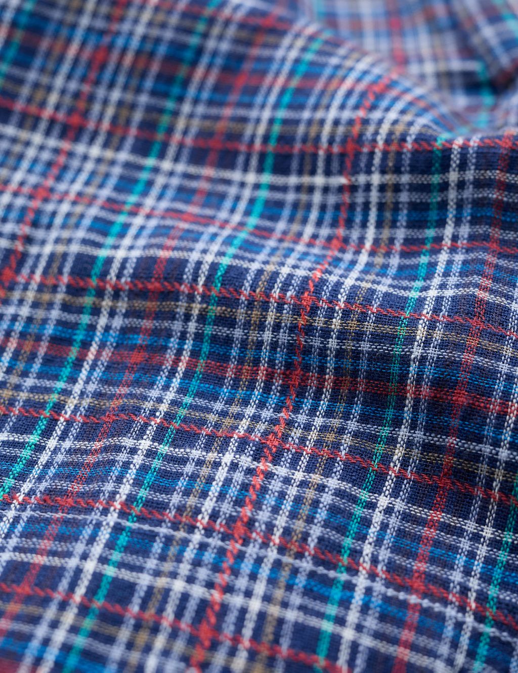 Pure Cotton Checked Top image 7