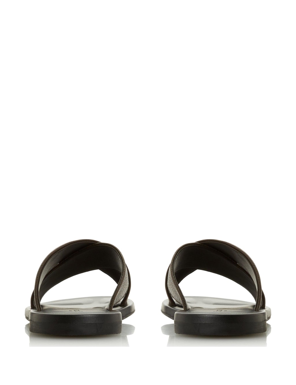 Leather Slip-On Sandals image 4
