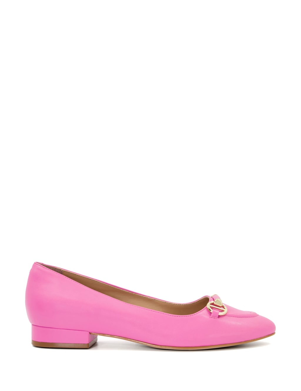 Leather Flat Ballet Pumps image 1