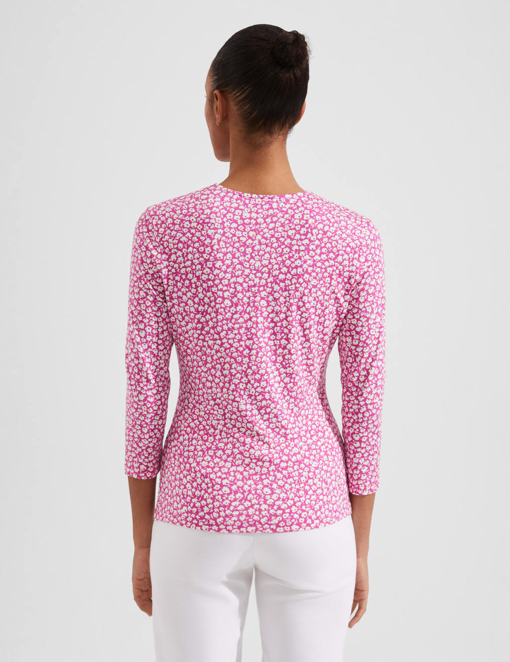 Floral Tie Front Top image 2