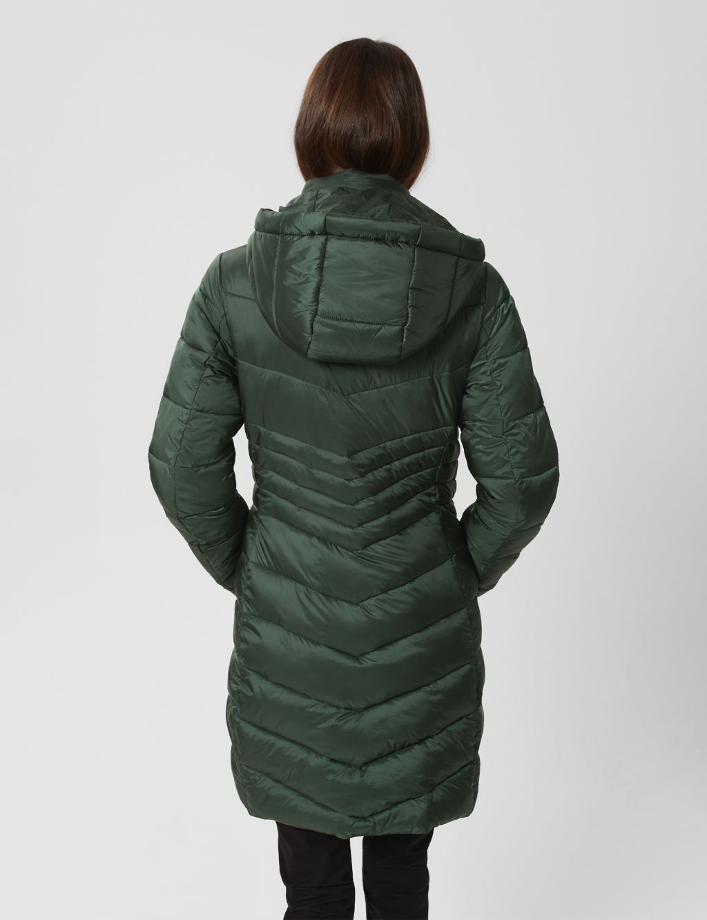Quilted Hooded Puffer Coat image 4