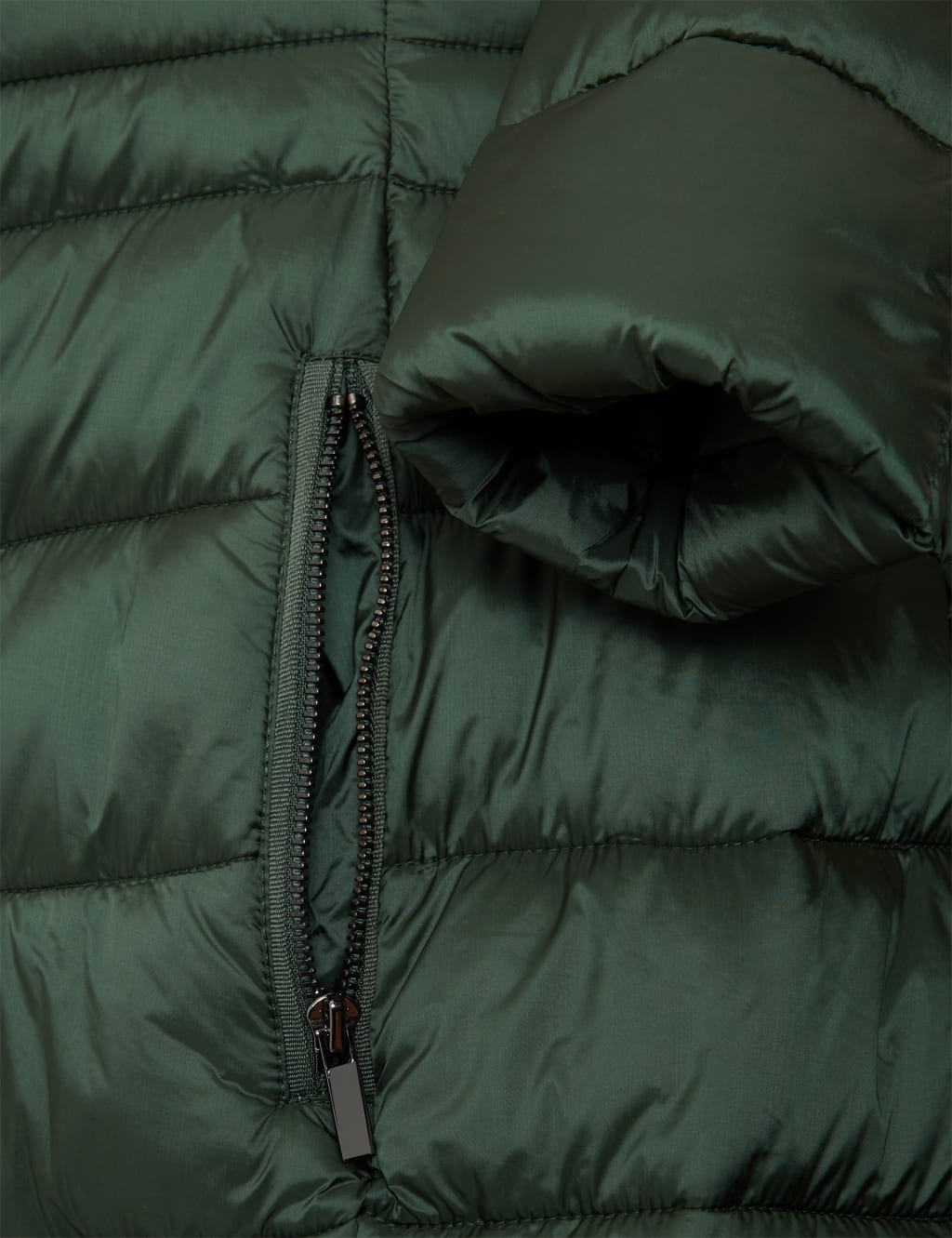 Quilted Hooded Puffer Coat image 5