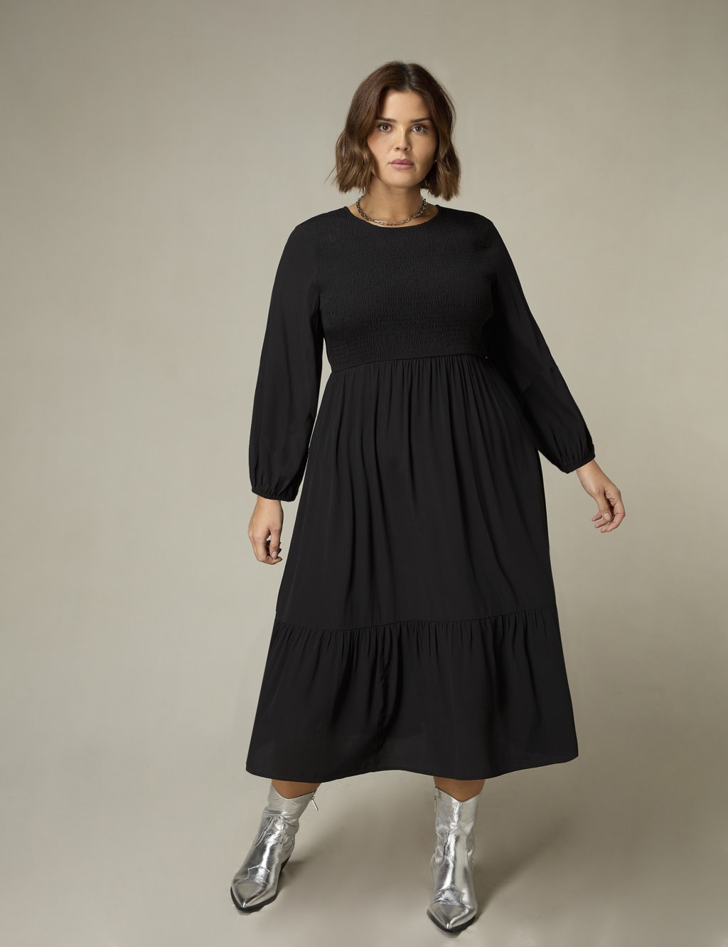 Marks and spencer plus size dresses sales
