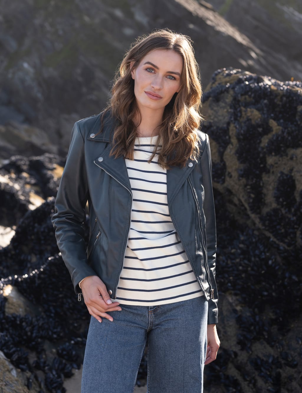 Women s Leather Jackets M S