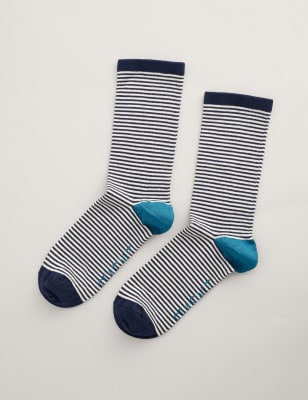 Striped Ankle High Socks | Seasalt Cornwall | M&S