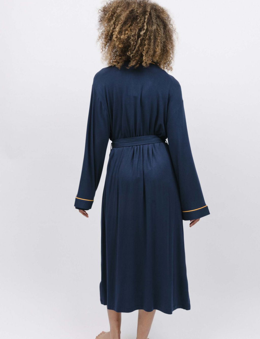 Modal Rich Long Dressing Gown image 4