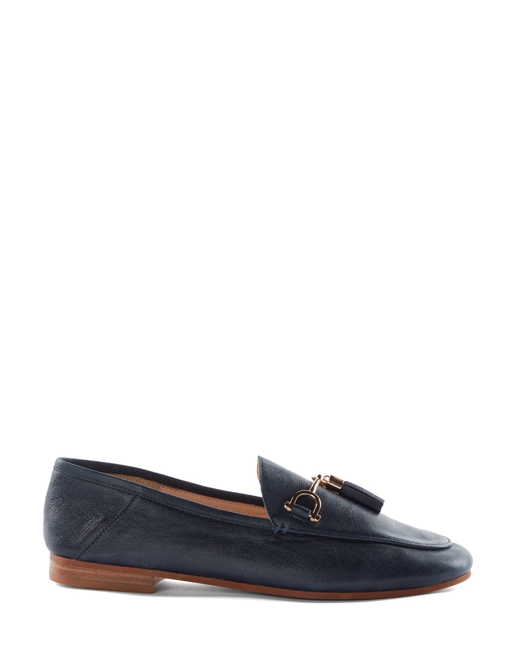 Leather Flat Loafers