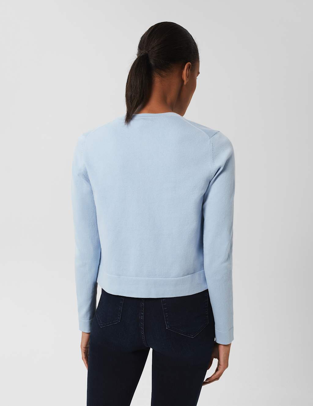 Cotton Rich Crew Neck Cardigan image 3