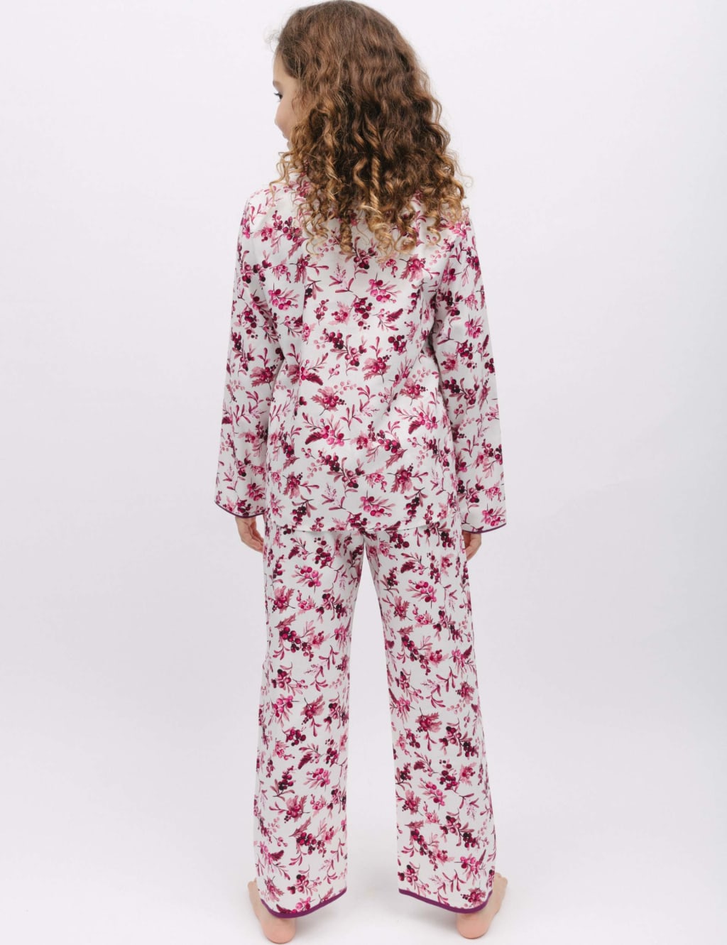 Cotton Rich Berry Print Pyjamas (2-13 Yrs) image 3