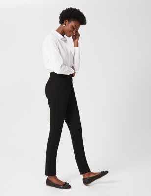 Pantalon Tailleur Taille Haute Missguided – Coupe Skinny, Taupe, Taille 4, Neuf