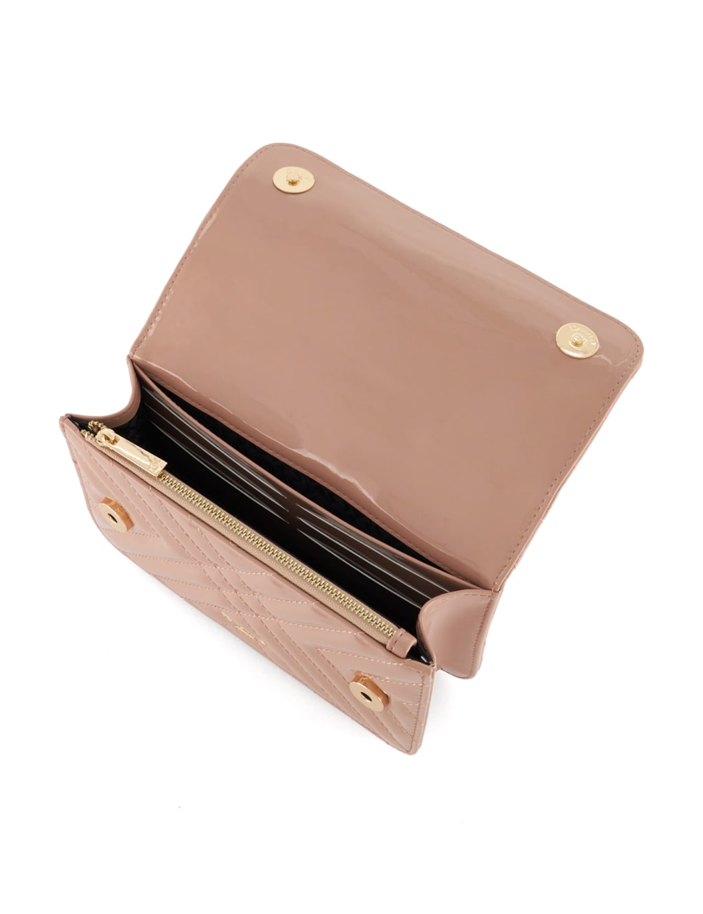 Quilted Patent Finish Shoulder Bag image 2