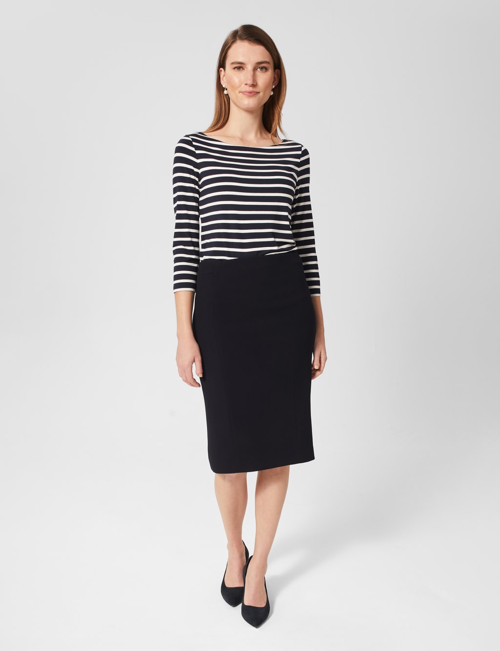 Knee Length Pencil Skirt