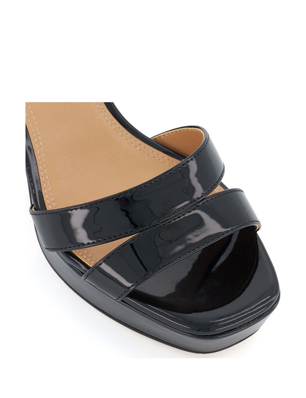 Patent Buckle Ankle Strap Platform Sandals image 5
