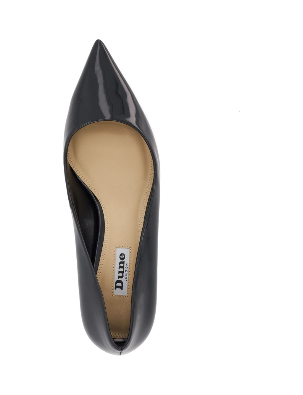 Patent Kitten Heel Pointed Court Shoes image 4
