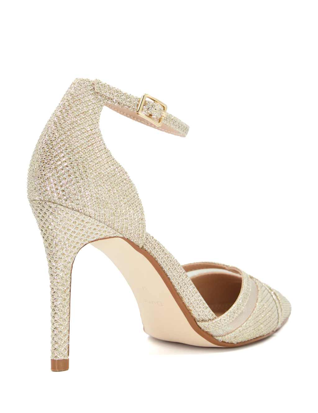 Sparkle Ankle Strap Stiletto Heel Sandals image 4