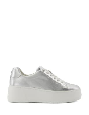 Buy Leather Lace Up Chunky Trainers | Dune London | M&S