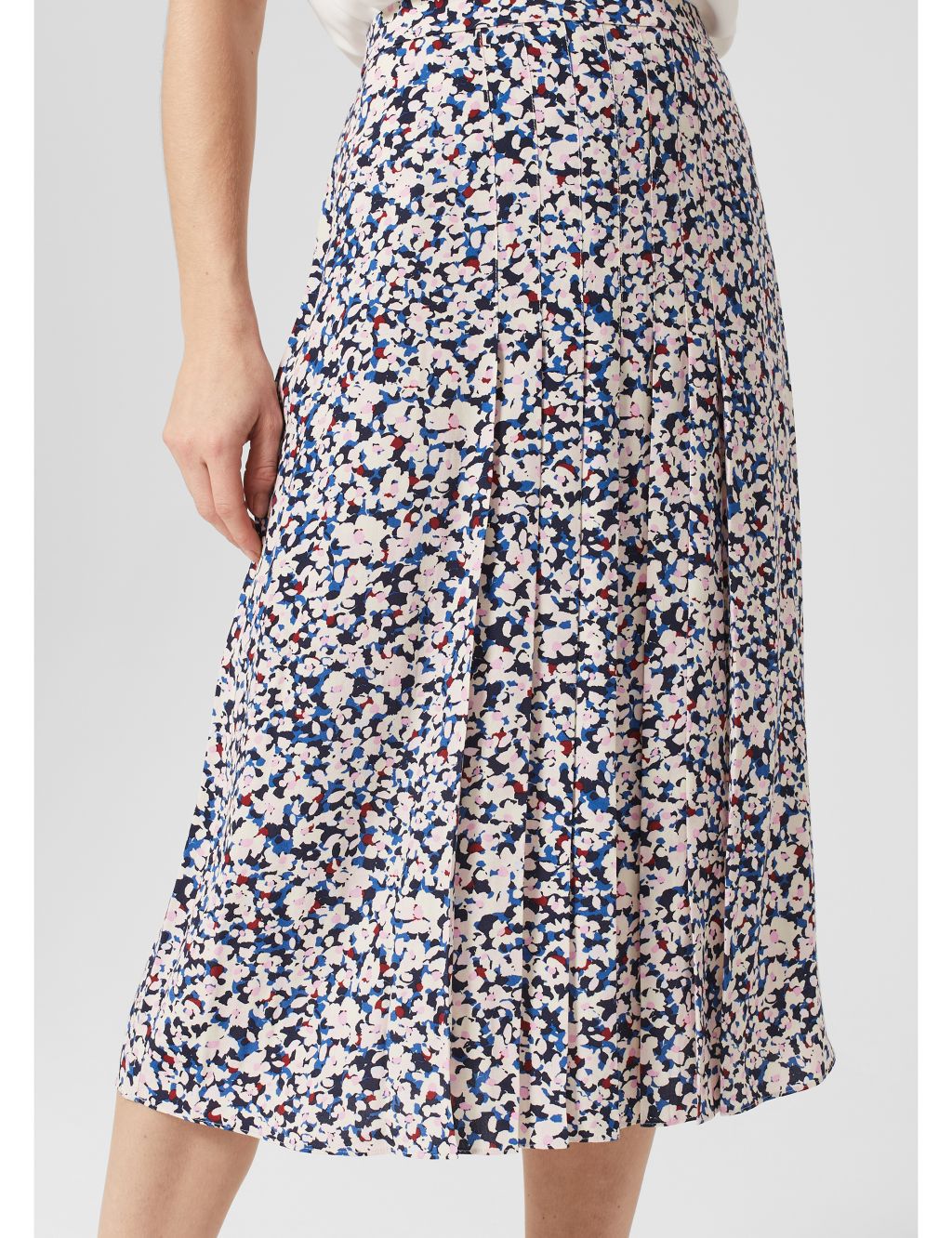 Floral Midi Slip Skirt image 2