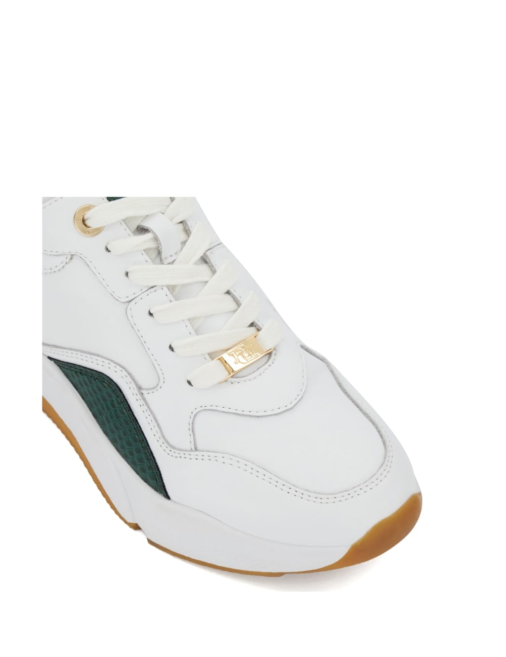 Leather Lace Up Chunky Trainers image 5