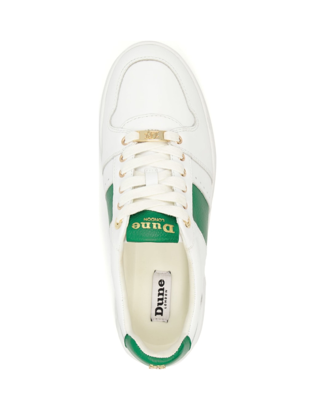 Leather Lace Up Trainers image 4