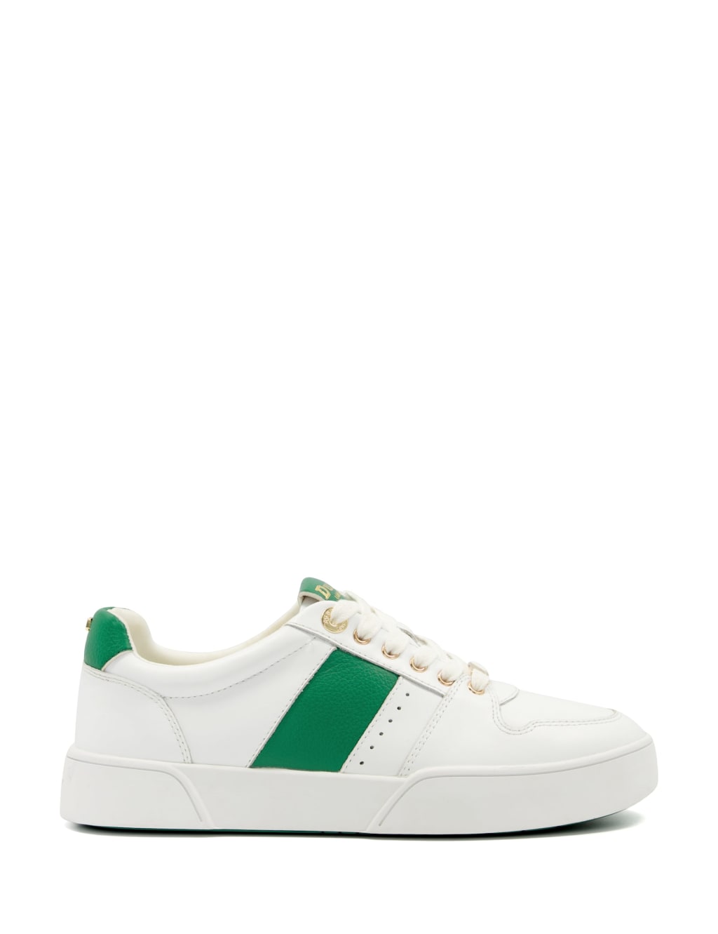 Leather Lace Up Trainers image 1