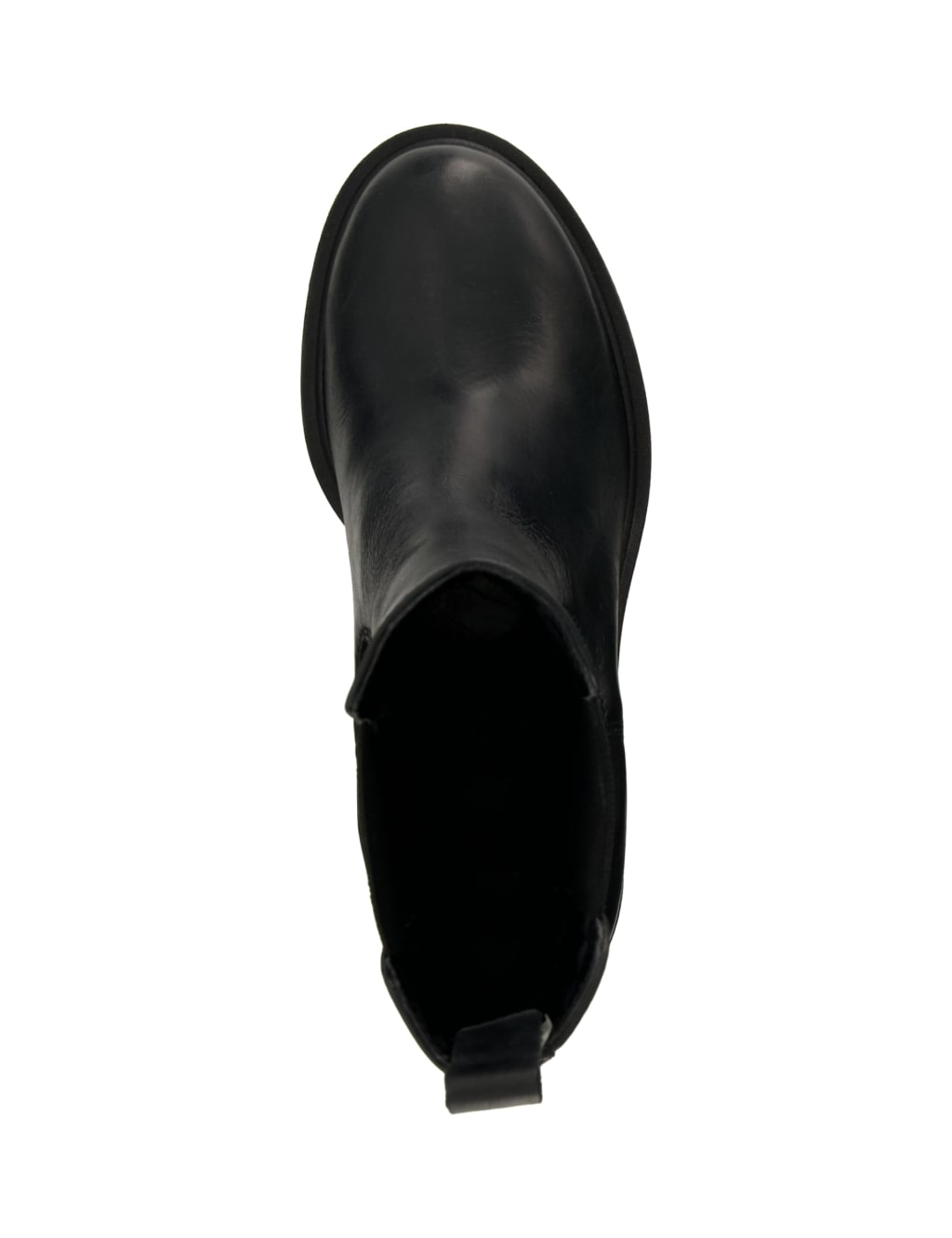 Leather Block Heel Round Toe Ankle Boots image 3