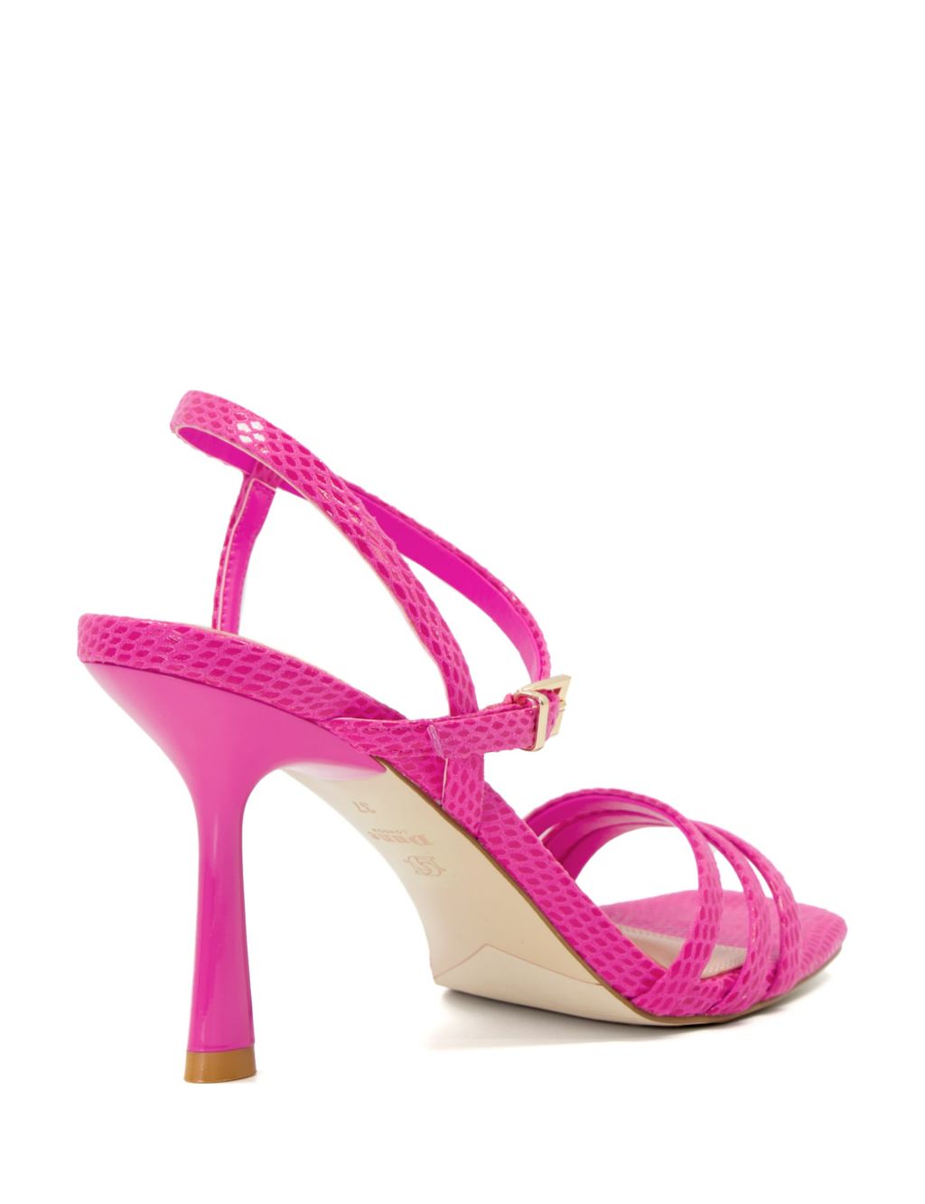 Leather Ankle Strap Stiletto Heel Sandals image 4