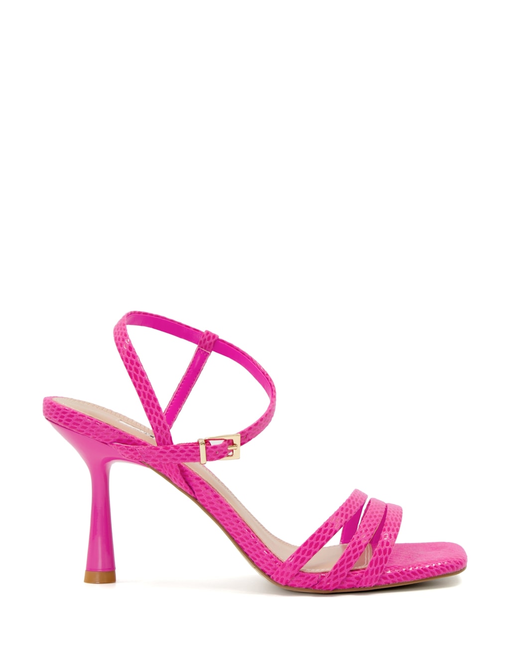 Leather Ankle Strap Stiletto Heel Sandals image 1