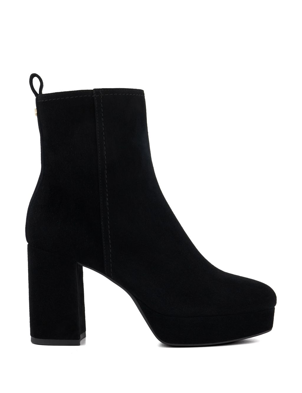 Suede Chunky Platform Ankle Boots