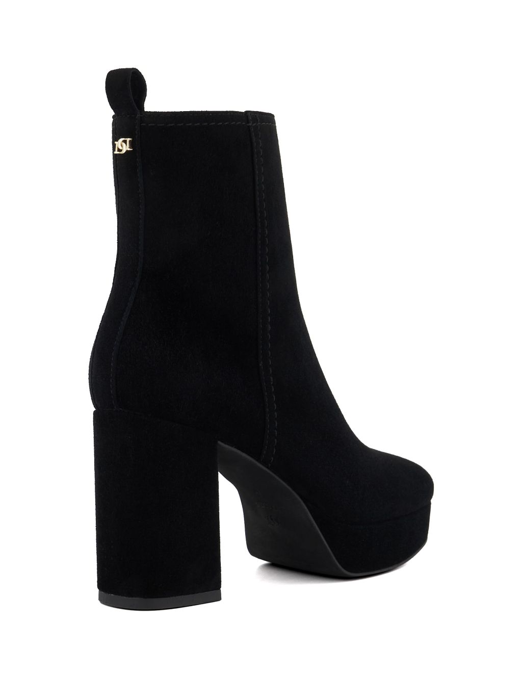 Suede Chunky Platform Ankle Boots image 3