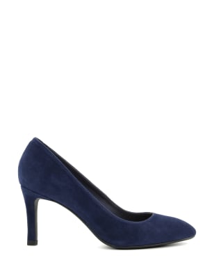 Navy court shoes 2024 marks and spencer