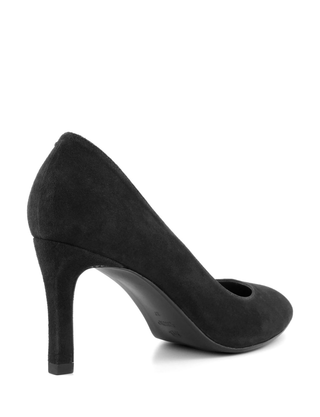 Leather Stiletto Heel Court Shoes image 5