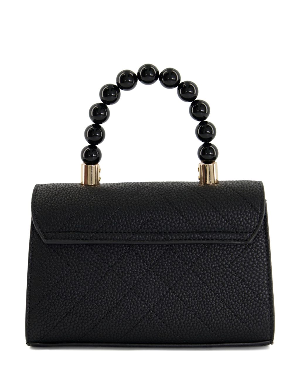 Faux Leather Quilted Mini Cross Body Bag image 4