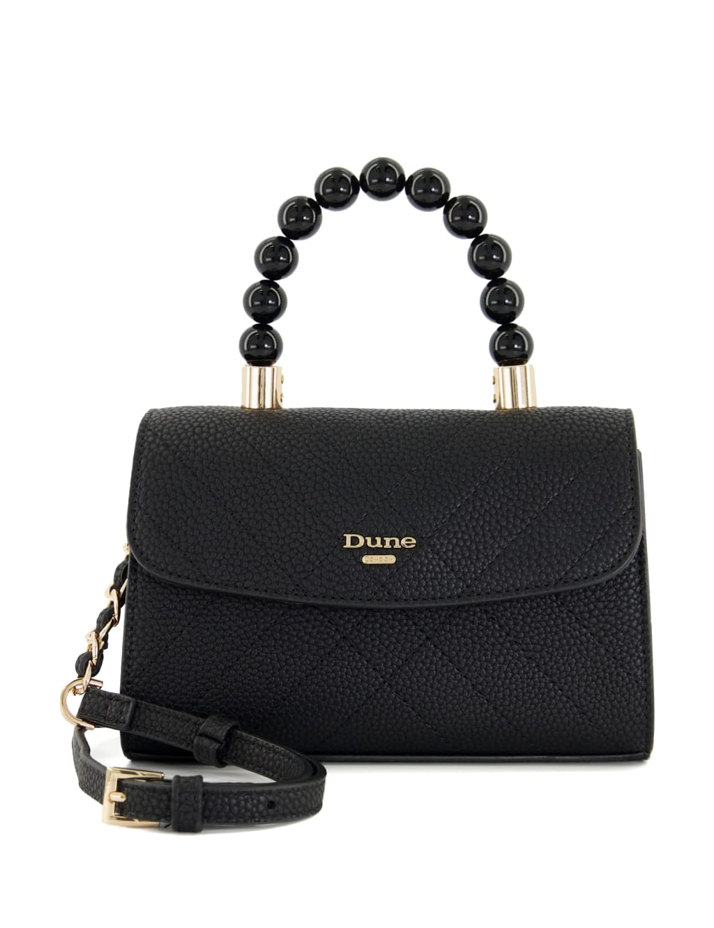 Faux Leather Quilted Mini Cross Body Bag image 1