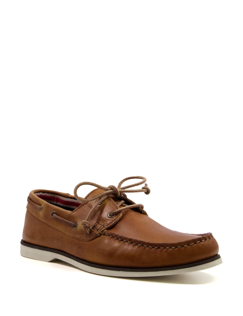 Leather Slip-On Boat Shoes image 2