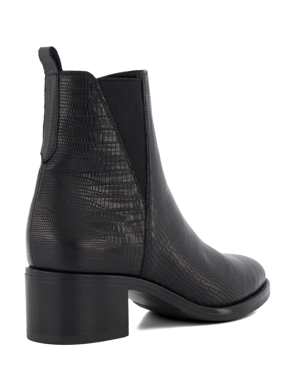 Leather Block Heel Ankle Boots image 3