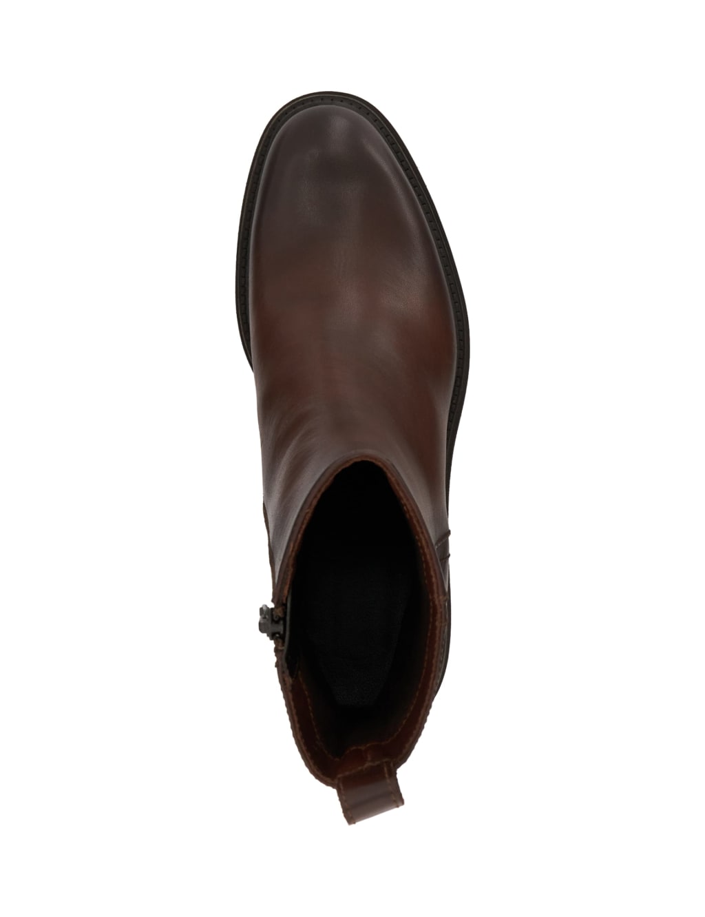 Leather Cleated Block Heel Ankle Boots image 3