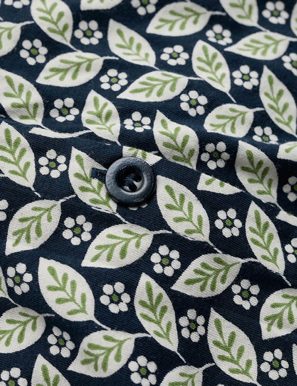 Cotton Rich Floral V-Neck Midi Waisted Dress image 4