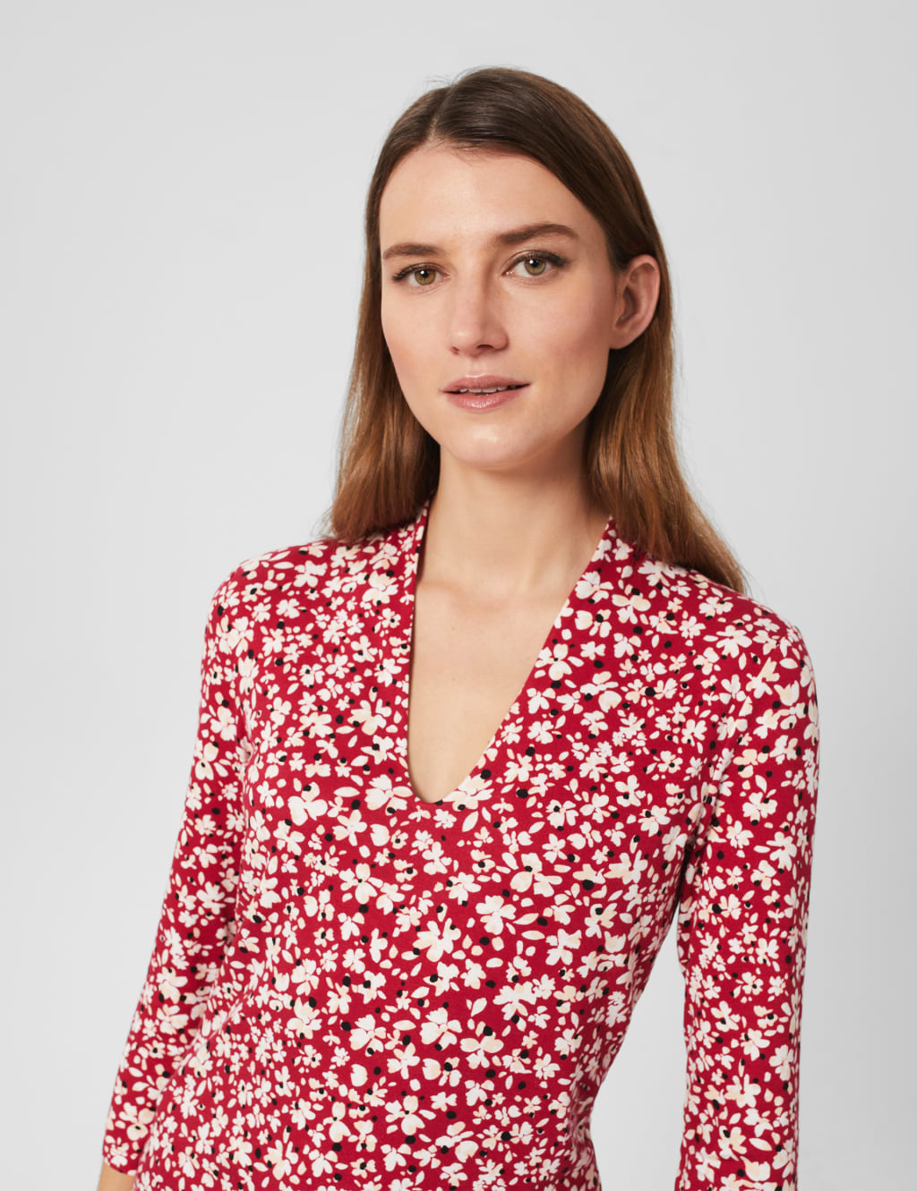 Floral V-Neck Blouse image 2